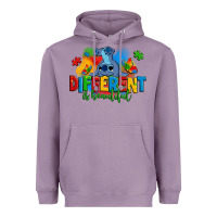 Lavender different is beautiful autism stitch Heavyweight Hoodie - Zillion Design Studio