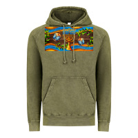 Vintage Olive hanukkah with candlestick Vintage Hoodie - AdoDesignShop