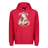 Cardinal valentines day lamb Premium Hoodie - Jasminsmagicworld