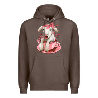 Coffee valentines day lamb Premium Hoodie - Jasminsmagicworld