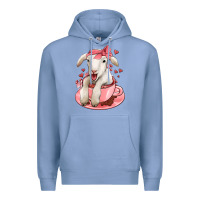 Colony Blue valentines day lamb Premium Hoodie - Jasminsmagicworld