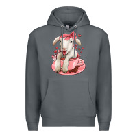 Rock valentines day lamb Premium Hoodie - Jasminsmagicworld