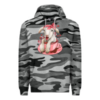 Slate Camo valentines day lamb Premium Hoodie - Jasminsmagicworld