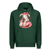 Sports Green valentines day lamb Premium Hoodie - Jasminsmagicworld