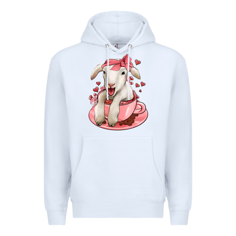 Valentines Day Lamb Premium Hoodie by Jasminsmagicworld | Teevron