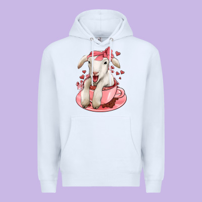 Valentines Day Lamb Premium Hoodie Designed By Jasminsmagicworld
