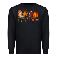 Black tis the season Premium Sweatshirt - RacoonDesign