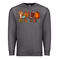 Charcoal Heather tis the season Premium Sweatshirt - RacoonDesign