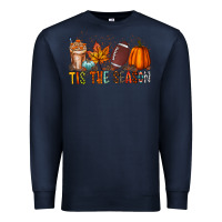 Navy tis the season Premium Sweatshirt - RacoonDesign