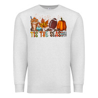 Oatmeal Heather tis the season Premium Sweatshirt - RacoonDesign