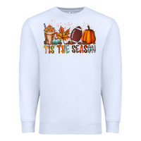 White tis the season Premium Sweatshirt - RacoonDesign