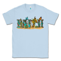 Dusty Blue western faith Classic Tee - texasbilliewilder