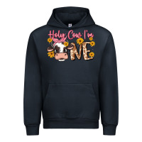 Navy holy cow i'm one Urban Hoodie - MaliasSmallBusiness