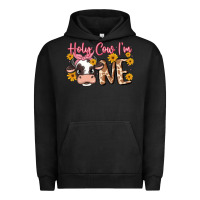 Pigment Black holy cow i'm one Urban Hoodie - MaliasSmallBusiness