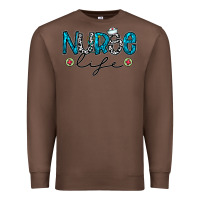 Chestnut Nurse life Premium Sweatshirt - CowhideDigitalArt