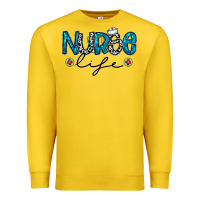 Lemon Nurse life Premium Sweatshirt - CowhideDigitalArt