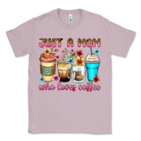 Lilac just a mom who loves coffee Classic Tee - Zillion Design Studio