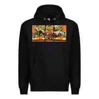 Black it's fall y'all cow Premium Hoodie - Jasminsmagicworld