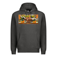 Charcoal Heather it's fall y'all cow Premium Hoodie - Jasminsmagicworld