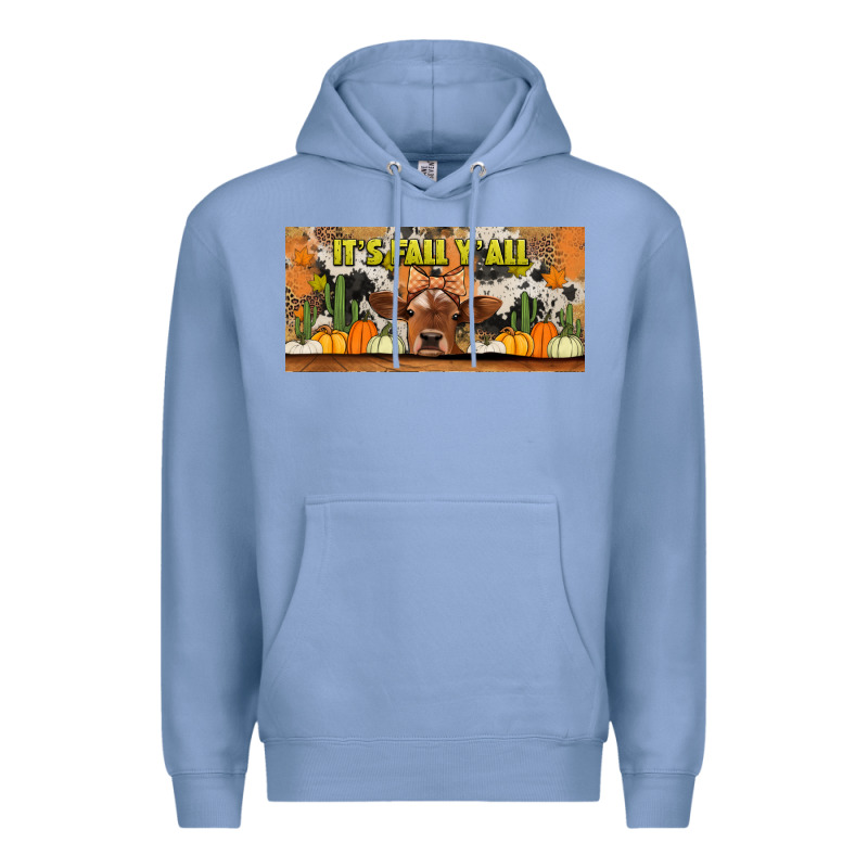 It's Fall Y'all Cow Premium Hoodie by Jasminsmagicworld | Teevron