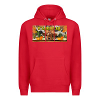 Red it's fall y'all cow Premium Hoodie - Jasminsmagicworld