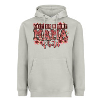Moon Dust glitter and dirt mama of both girls Heavyweight Hoodie - Zillion Design Studio
