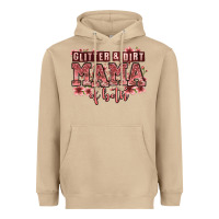 Mushroom glitter and dirt mama of both girls Heavyweight Hoodie - Zillion Design Studio