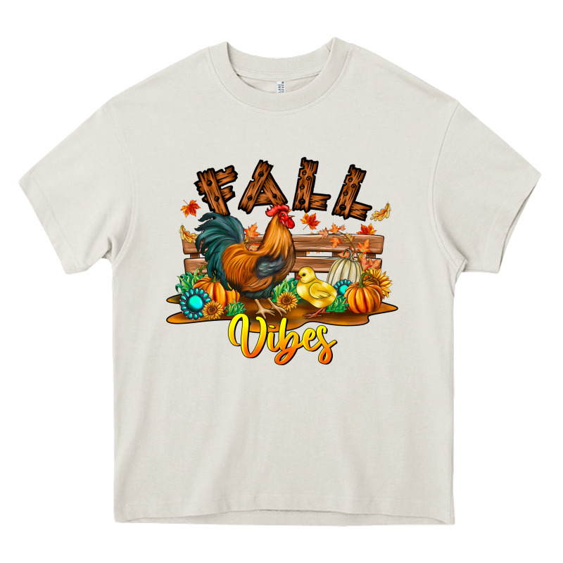 Fall Vibes Heavy Core Tee by CowhideDigitalArt | Teevron