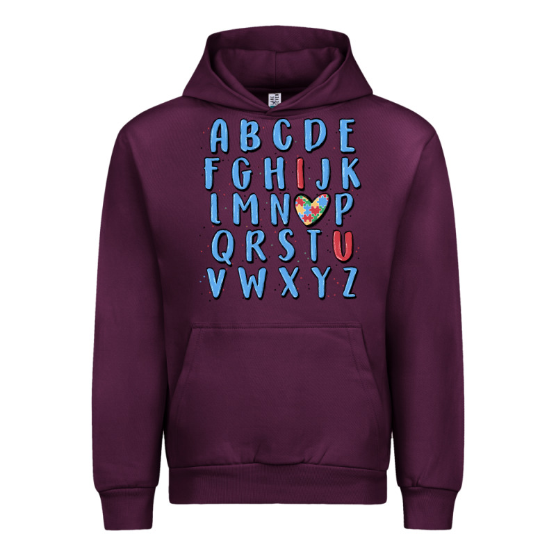 Alphabet Autism Awareness Urban Hoodie by MaliasSmallBusiness | Teevron