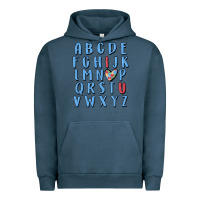 Pigment Midnight Navy alphabet autism awareness Urban Hoodie - MaliasSmallBusiness