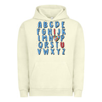 Pigment Pistachio alphabet autism awareness Urban Hoodie - MaliasSmallBusiness
