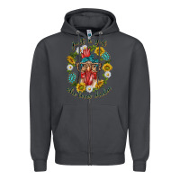 Smoke just a girl who loves chicken with sunflowers and gemstone Zipper Hoodie - texasbilliewilder