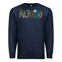 Navy nurse Premium Sweatshirt - CowhideDigitalArt