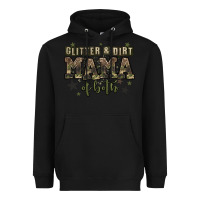 Black glitter and dirt mama of both Heavyweight Hoodie - Zillion Design Studio