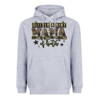 Heather Grey glitter and dirt mama of both Heavyweight Hoodie - Zillion Design Studio
