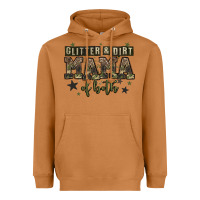 Meerkat glitter and dirt mama of both Heavyweight Hoodie - Zillion Design Studio