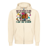 Sandshell they whispered to her you can't withstand the stor Zipper Hoodie - Zillion Design Studio