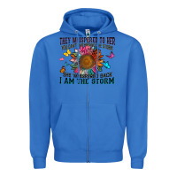True Royal they whispered to her you can't withstand the stor Zipper Hoodie - Zillion Design Studio