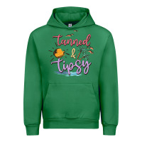 Emerald tanned and tipsy Urban Hoodie - MaliasSmallBusiness