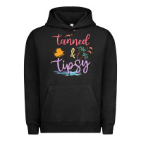 Pigment Black tanned and tipsy Urban Hoodie - MaliasSmallBusiness