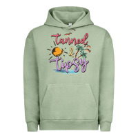 Pigment Oil Green tanned and tipsy Urban Hoodie - MaliasSmallBusiness