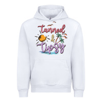 White tanned and tipsy Urban Hoodie - MaliasSmallBusiness