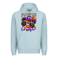 Blue Mist pumpkin crusher monster truck Premium Hoodie - Jasminsmagicworld