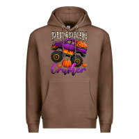 Chestnut pumpkin crusher monster truck Premium Hoodie - Jasminsmagicworld