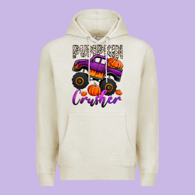 Pumpkin Crusher Monster Truck Premium Hoodie Designed By Jasminsmagicworld