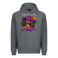 Rock pumpkin crusher monster truck Premium Hoodie - Jasminsmagicworld