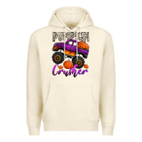 Sandshell pumpkin crusher monster truck Premium Hoodie - Jasminsmagicworld