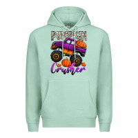 Seafoam pumpkin crusher monster truck Premium Hoodie - Jasminsmagicworld