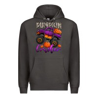Smoke pumpkin crusher monster truck Premium Hoodie - Jasminsmagicworld