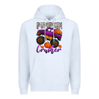 White pumpkin crusher monster truck Premium Hoodie - Jasminsmagicworld